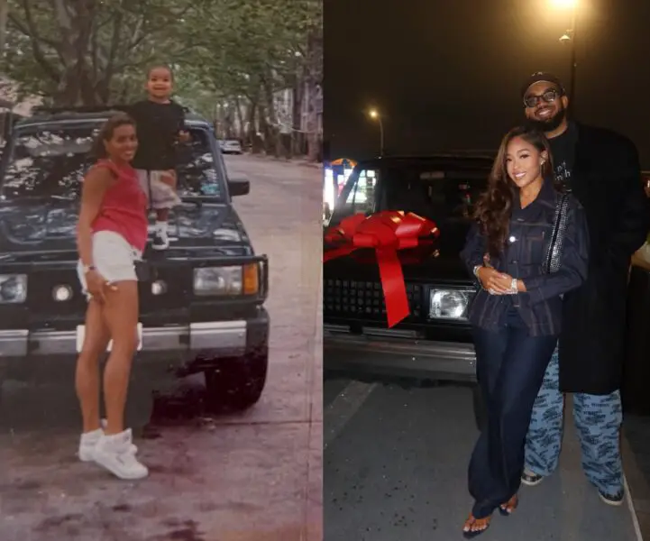 “I just really loved my mom’s car she had when I was a kid”: Jordyn Woods’s birthday gift to KAT was his mother’s car from his childhood G5 kxoOWsAAHbw2
