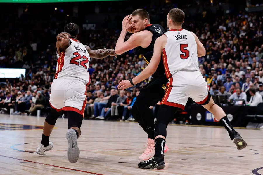 Did Nikola Jokic Commit Tampering? Miami Heat PF Has Wild Revelation About 3-Time MVP - 'He Wanted Me in Denver' 3 USATSI 22657202