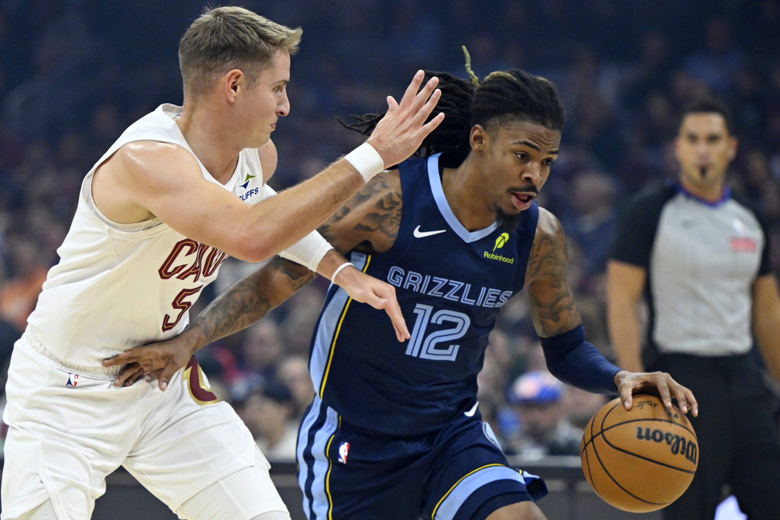 "Ja Morant Loves Doing Anything But Playing": NBA Fans Take Shots At Ja Morant After Confronting Deni Avdija While On Street Clothes In Grizzlies-Trail Blazers Match 3 Ja Morant, Memphis Grizzlies