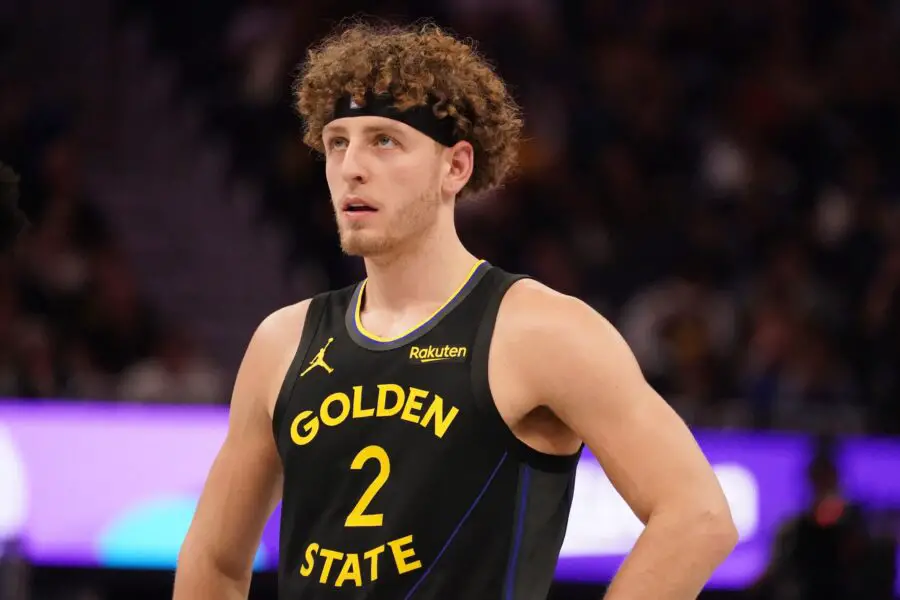 “Dude Said He Would Have Been Like Shohei Ohtani In Baseball”: NBA Fans Cry Trading Brandin Podziemski After Lackluster Season For Warriors USATSI 27688821 168400517 lowres