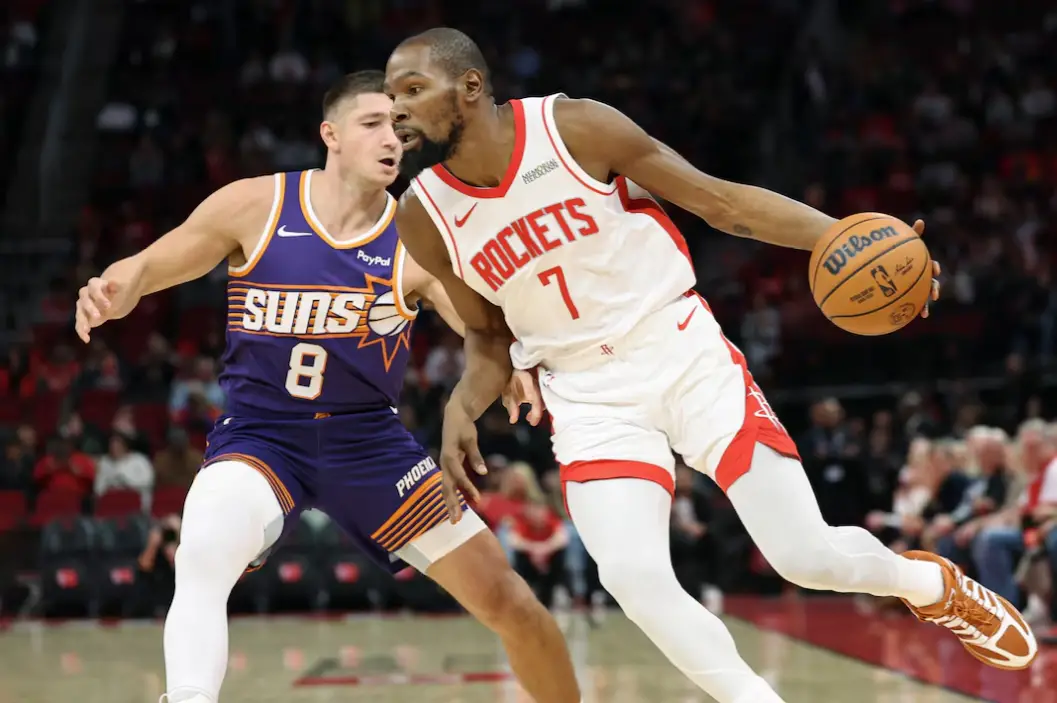 "Damn Right" - Houston Rockets' Kevin Durant Delivers Emphatic Statement After Hitting Historic Milestone Vs. Phoenix Suns 2 Houston Rockets, Kevin Durant
