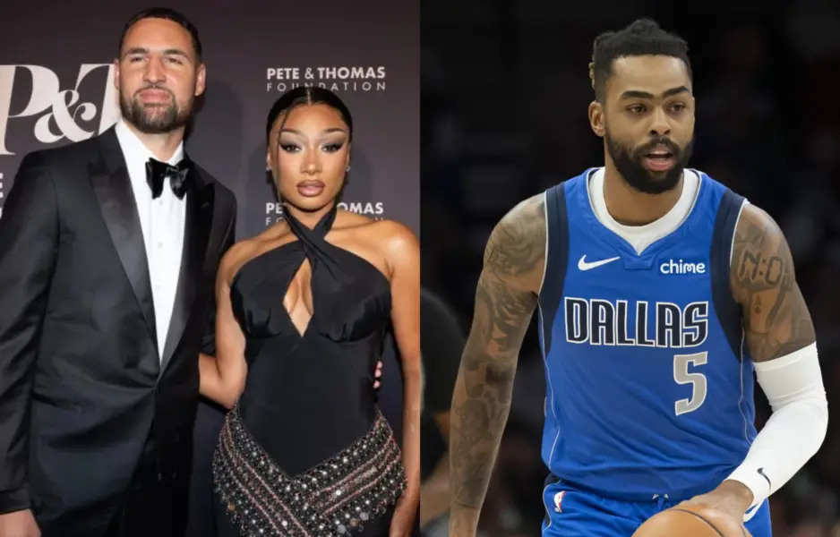 NBA Fans Buzz Over Klay Thompson And Megan Thee Stallion's Viral Golfing Video While Betting With D'Angelo Russell