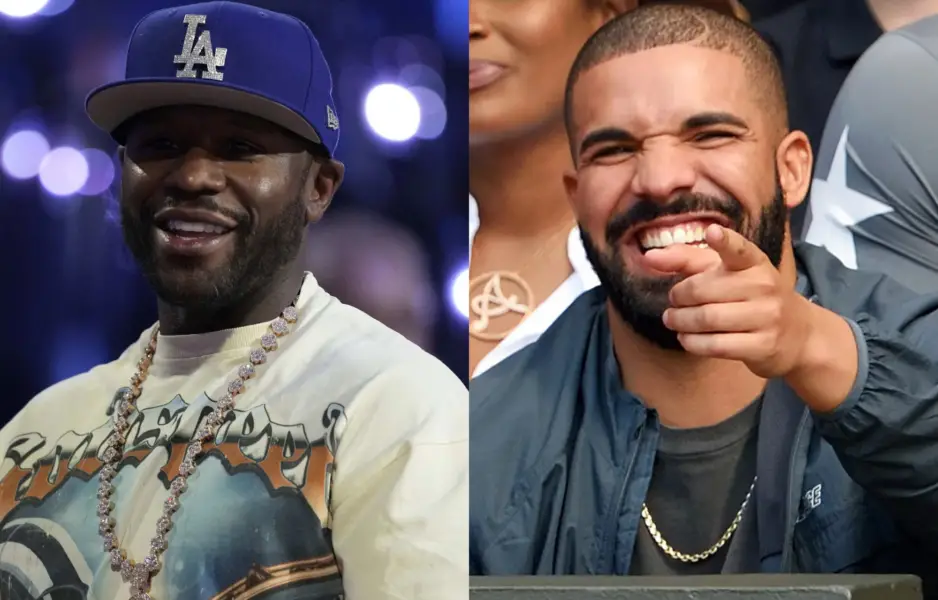 NBA Fans Laugh at Floyd Mayweather Counting Cash In Front Of Drake During NBA Cup Final