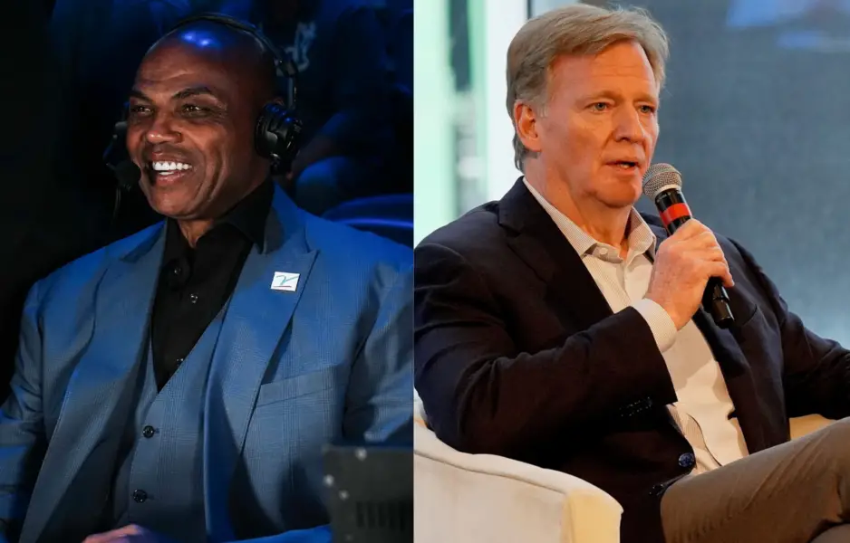 Charles Barkley Calling NFL's Roger Goodell's Greed For Starting Christmas Games Competing With Basketball. NBA Fans. Photo credits: Imagn