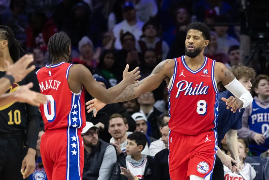 76ers' Paul George is Making Huge Vow for Star Teammate as Team Experience Terrible Stretch - 'I Play For Him' 3 USATSI 25260834