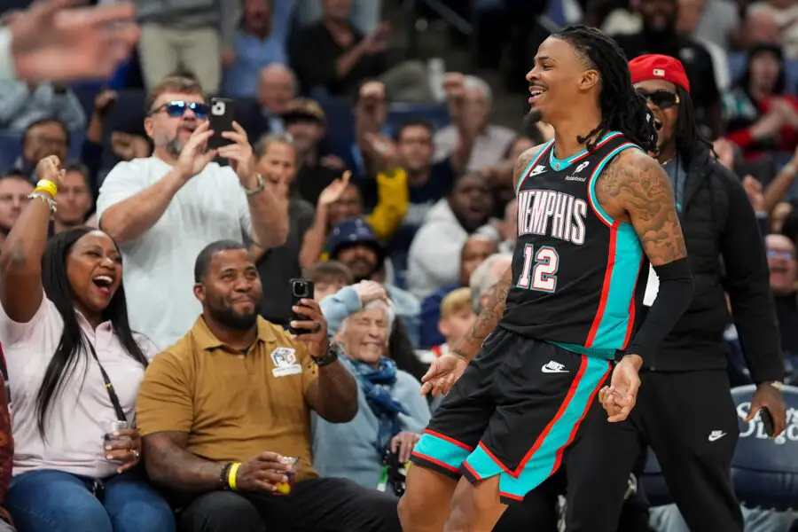 'Still A Superstar' - Grizzlies Star Ja Morant Posts Insane Numbers Again But He's Involved in OT Miscue That Gave 76ers the Win 2 USATSI 27394387