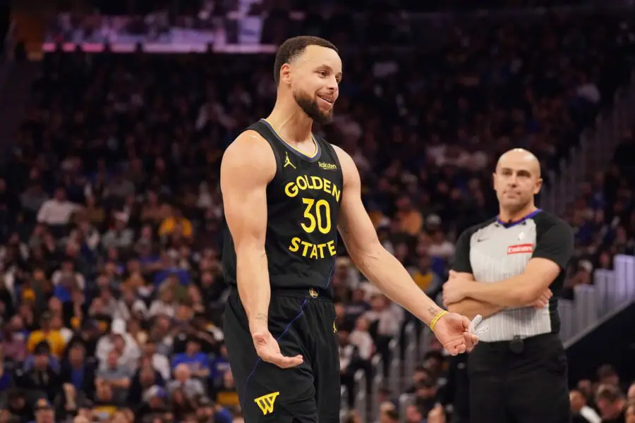“Still a Little Bit Away” – Steph Curry Limited to Rehab Work as Thigh Contusion Lingers USATSI 27688819 168400517 lowres