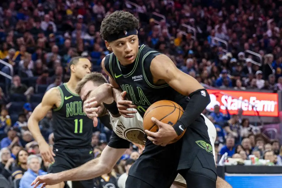 “Fears Have No Fear”: NBA Fans Take Shots At Rookie Jeremiah Fears After Hard Foul On Luka Doncic NBA Fans