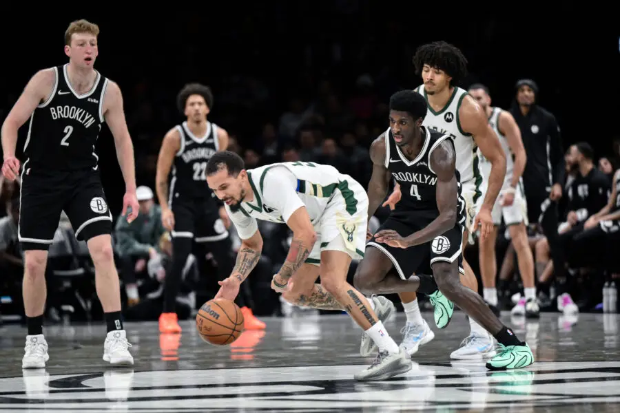 Milwaukee Bucks' Performance 45-Point Loss To Nets Was Something Kyle Kuzma Warned About; Doc Rivers Says It's Among the 'More Disappointing Games' He's Part Of 3 USATSI 27819010