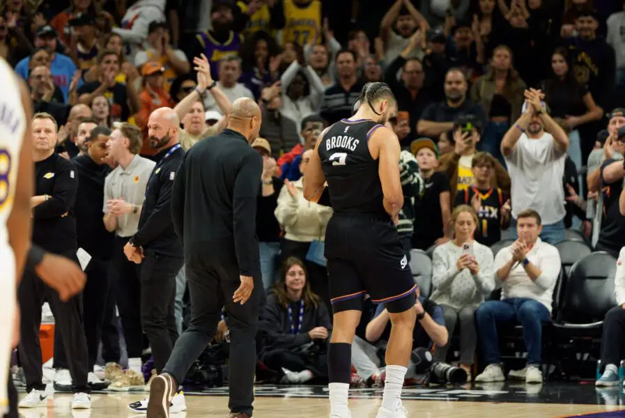 ‘Definitely Disruptive’ – Phoenix Suns’ Dillon Brooks, Jordan Ott Talks Delayed Flight, Unusual Clock Stoppages After Losing Thriller With Rockets Through KD’s 3 USATSI 27819902 168400517 lowres