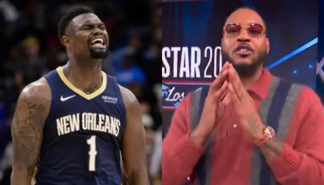 Carmelo Anthony Calls on Zion Williamson to Bring Star Power Back to the Dunk Contest