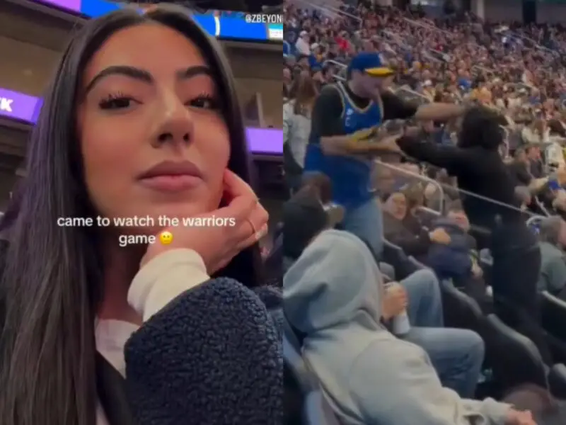 Fresh Angle Exposes Total Chaos in Warriors Fan Fight During Bucks Game
