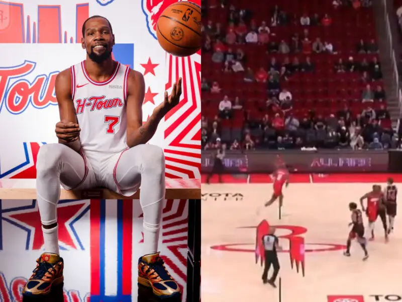 Kevin Durant Explains Why Rockets' Arena Looked Empty at Tip-Off