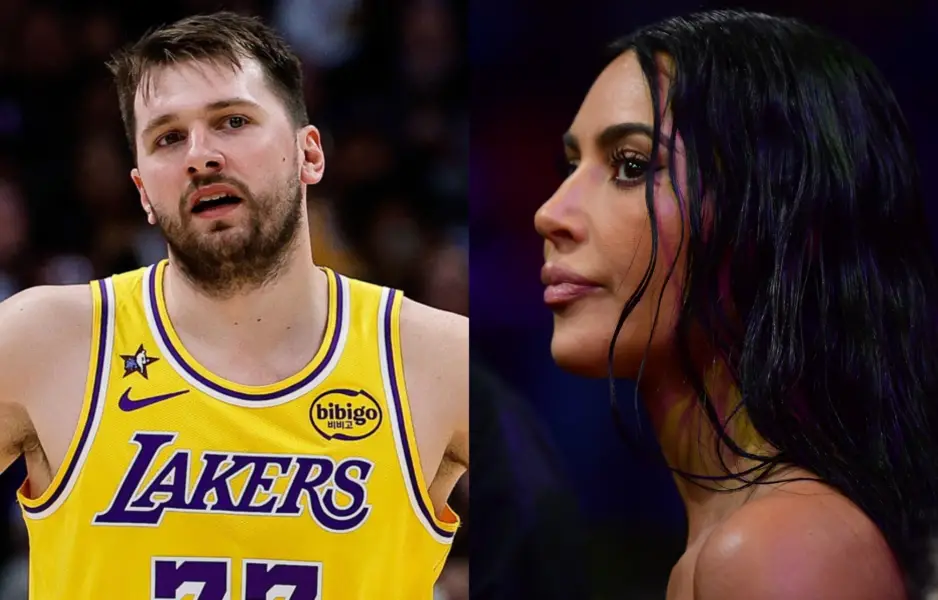 NBA Fans Giggle As Kim Kardashian Addresses Parody Account's Tweet Spreading Rumors Of Her And Luka Doncic. Photo credits: Imagn