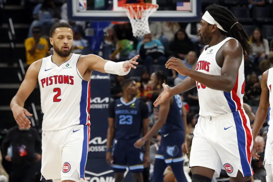Pistons Halt Cavs' 3-Game Winning Streak; Cade Cunningham Suggests It's Because of Improvement on Area Veteran Teammate Heavily Criticized 3 USATSI 27499238