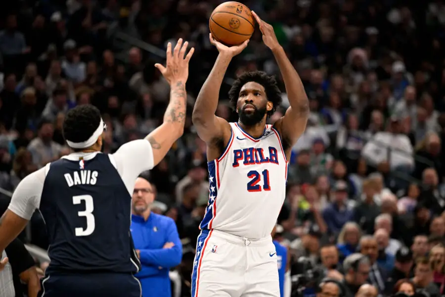 76ers' Big 3 Clicked in Win Over Mavs as Joel Embiid Makes Encouraging Declaration About Self 3 USATSI 27917566