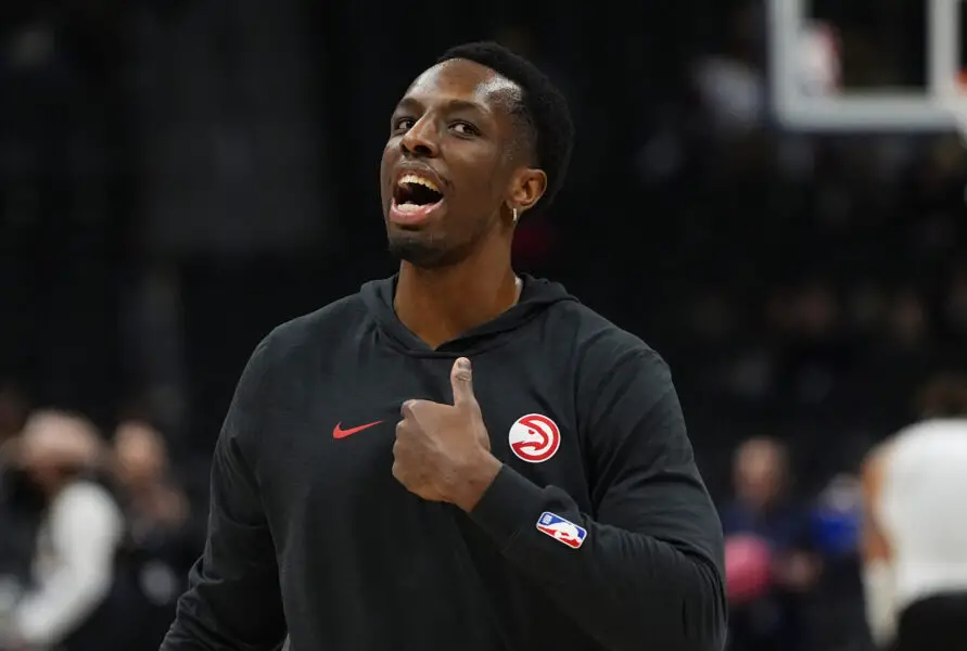 Hawks Big Man Onyeka Okongwu Posts Gruesome Injury From 4th Straight Win; Jaylen Brown Sends Him Well Wishes 2 USATSI 27970351