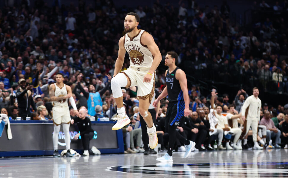 Stephen Curry Sport 2 of Kyrie Irving’s Signature Shoes; Warriors Star Pays Highest Respect to Mavs Guard Stephen Curry, Golden State Warriors