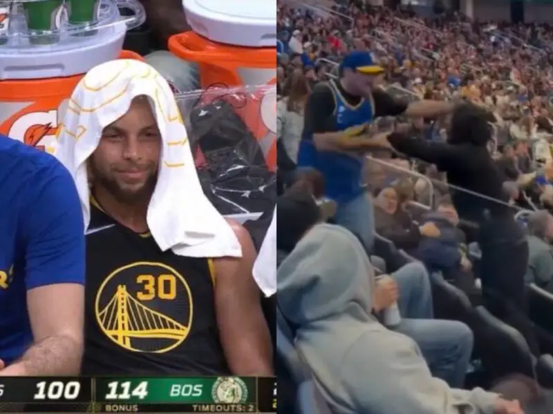Warriors Ban Stephen Curry Fan for Life after Chaotic Brawl