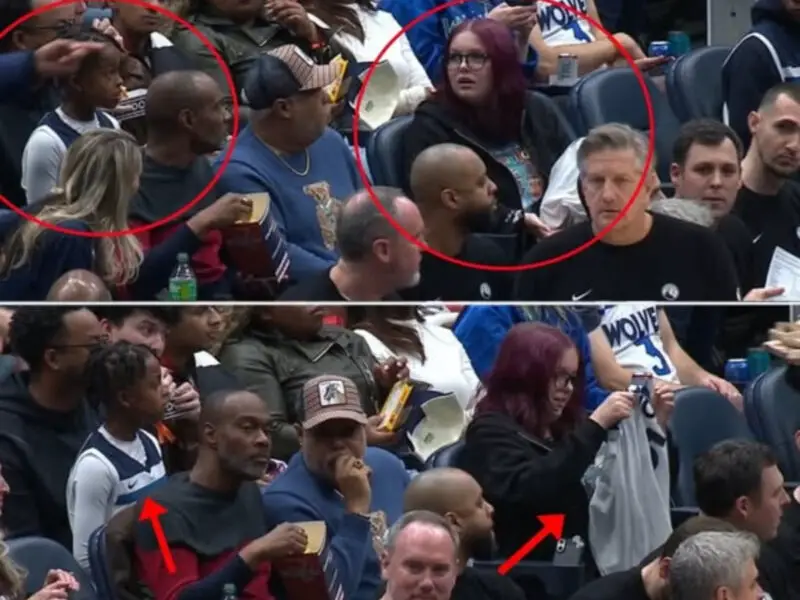 "F--- Them Kids": NBA Fans Go Nuclear on Greedy Lady for Snatching Anthony Edwards' Signed Jersey Meant for a Kid 1 Woman Gets Slammed for Stealing Anthony Edwards Jersey From Innocent Kid