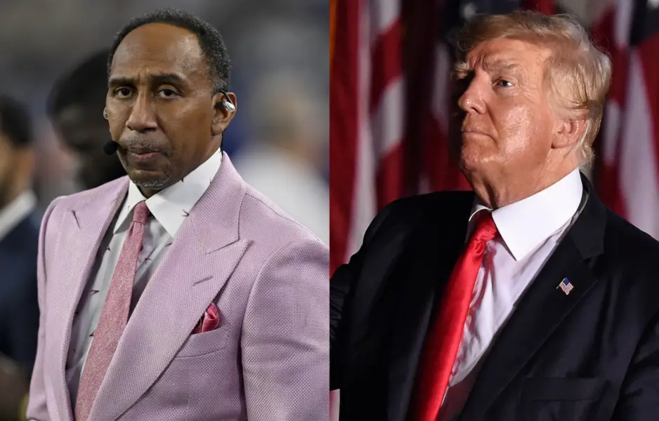 “I Don’t Think That’s The Best For The Nation”: Donald Trump Dragged Into Nick Wright’s Hypothetical Stephen A. Smith Presidency Donald Trump Dragged Into Nick Wright’s Hypothetical Stephen A. Smith Presidency. Photo credits: Imagn