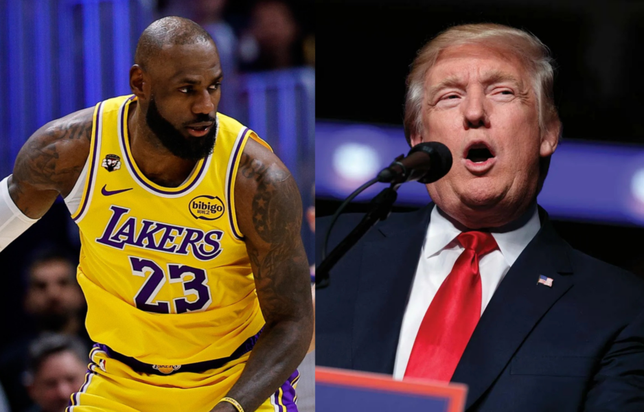 NBA Fans Ride Viral AI Video Of Donald Trump Beating LeBron James In Basketball. Photo credits: Imagn