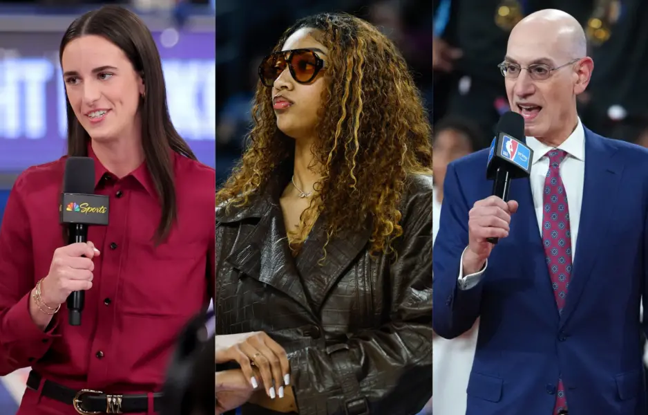 WNBA Fans Giggle At Viral CBA Satire Featuring Angel Reese, Caitlin Clark And Adam Silver
