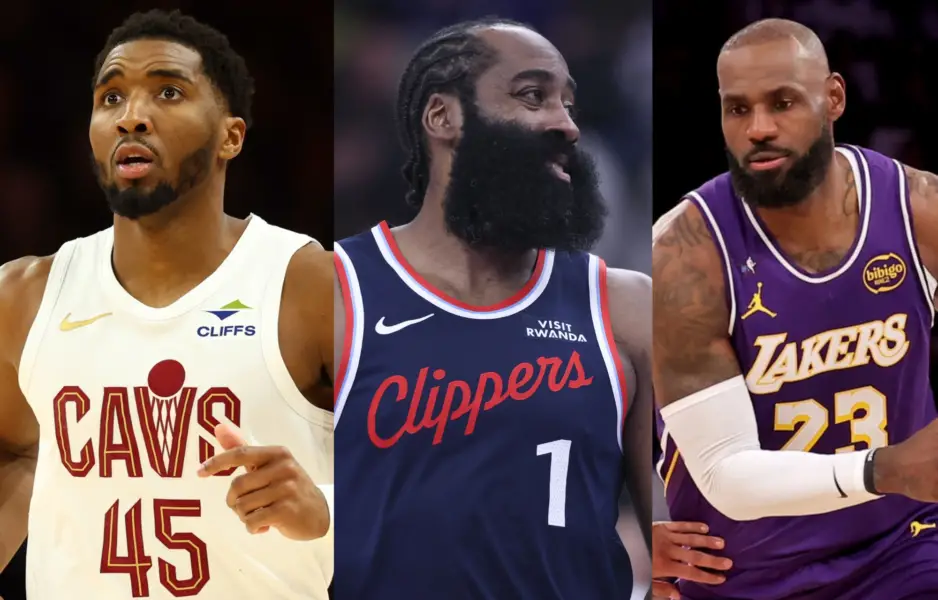 NBA Fans Call Cap On Report Claiming Donovan Mitchell And James Harden Are Chasing LeBron James. Photo credits: Imagn