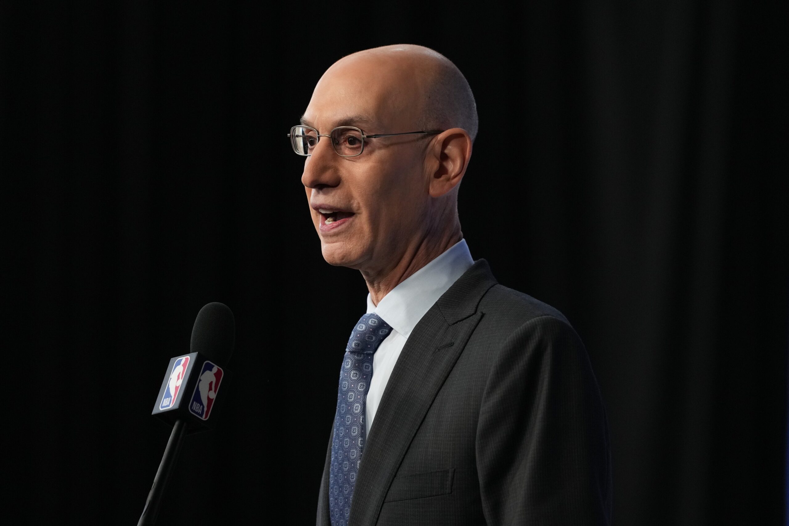 NBA fans Adam Silver