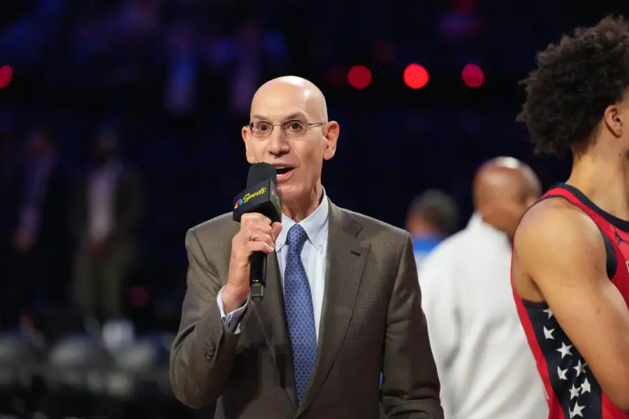 NBA fans Adam Silver