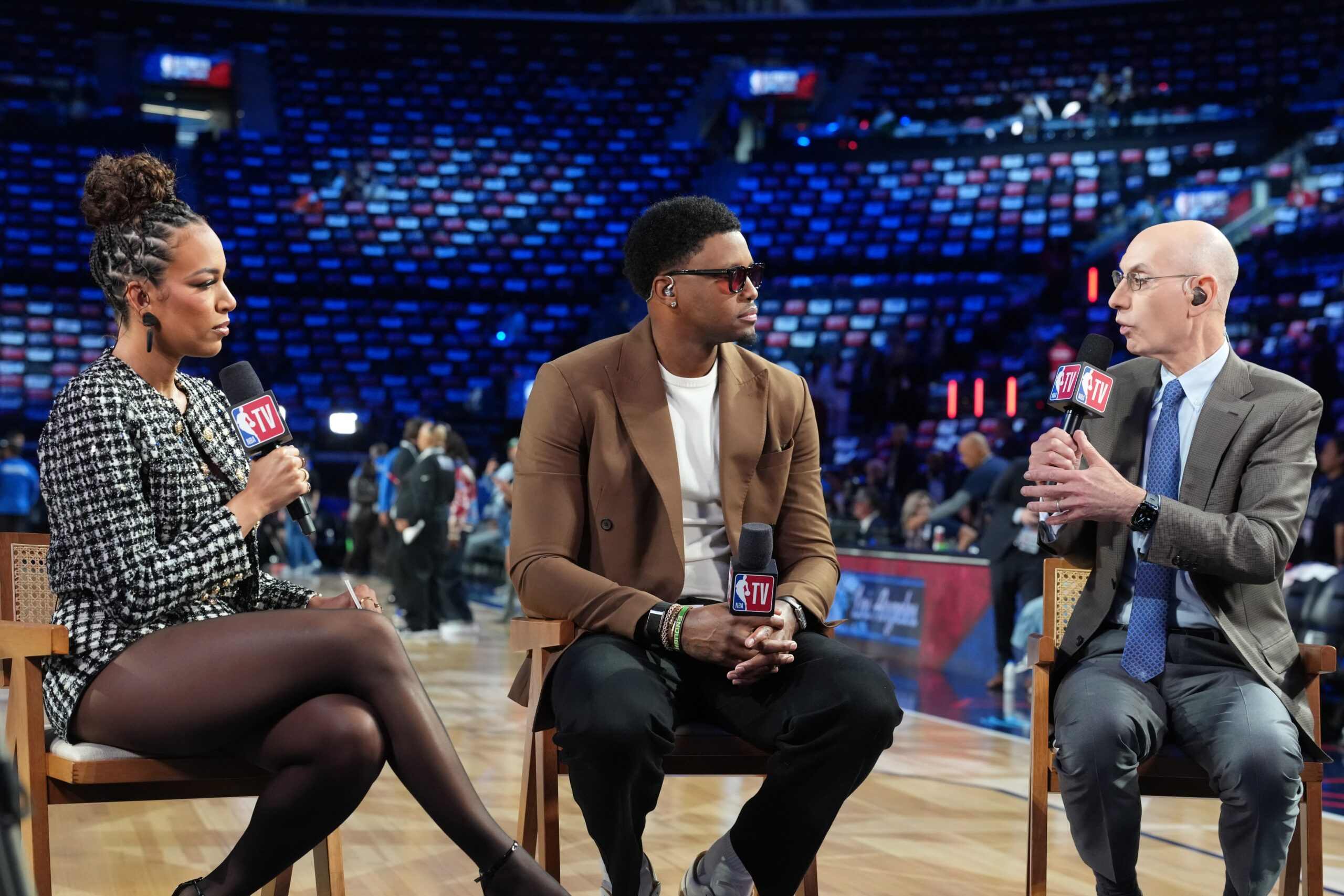 NBA fans Adam Silver